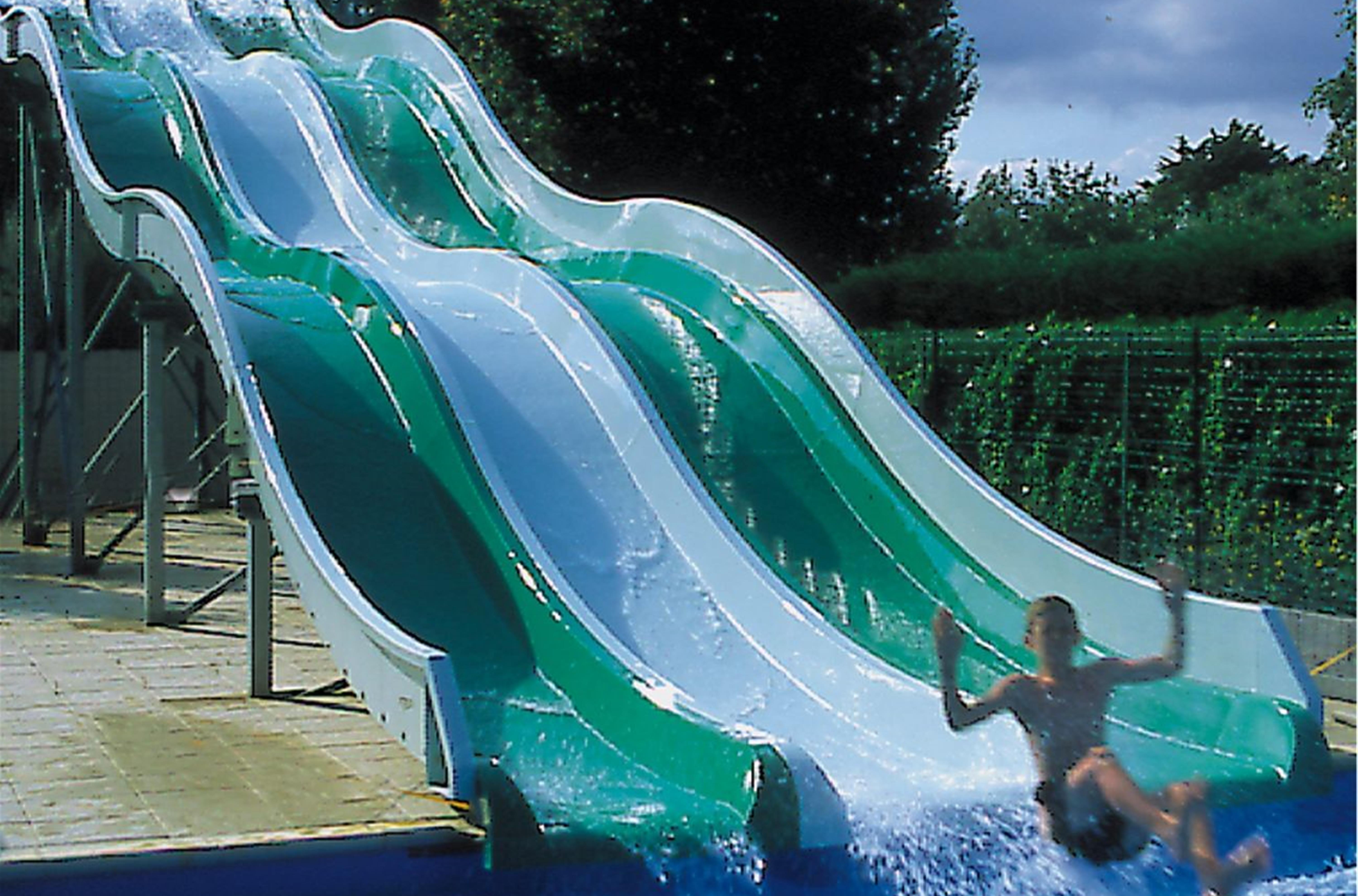 toboggan aquatique