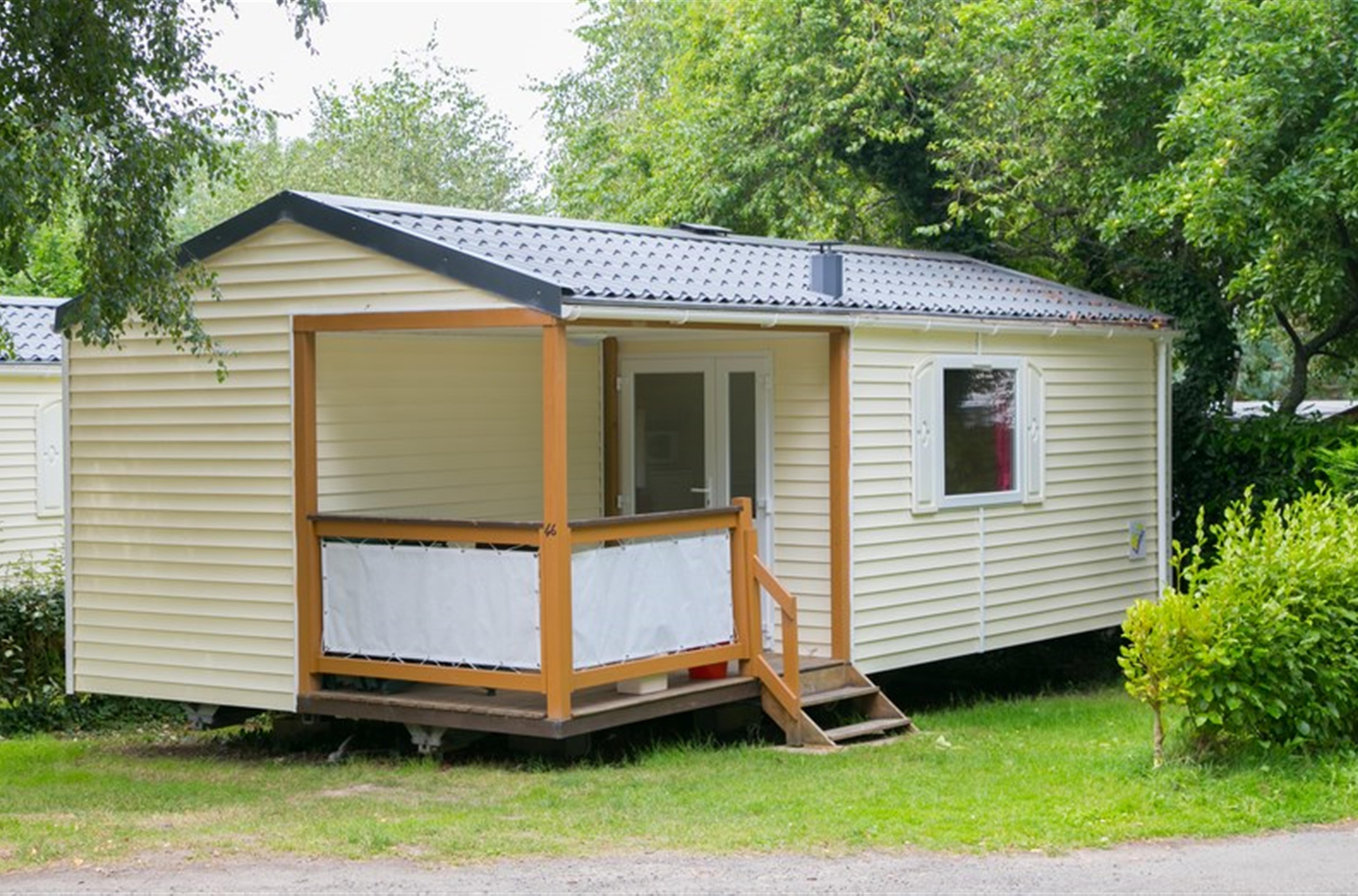 mobil-home 2 chambres/4 pers + terrasse