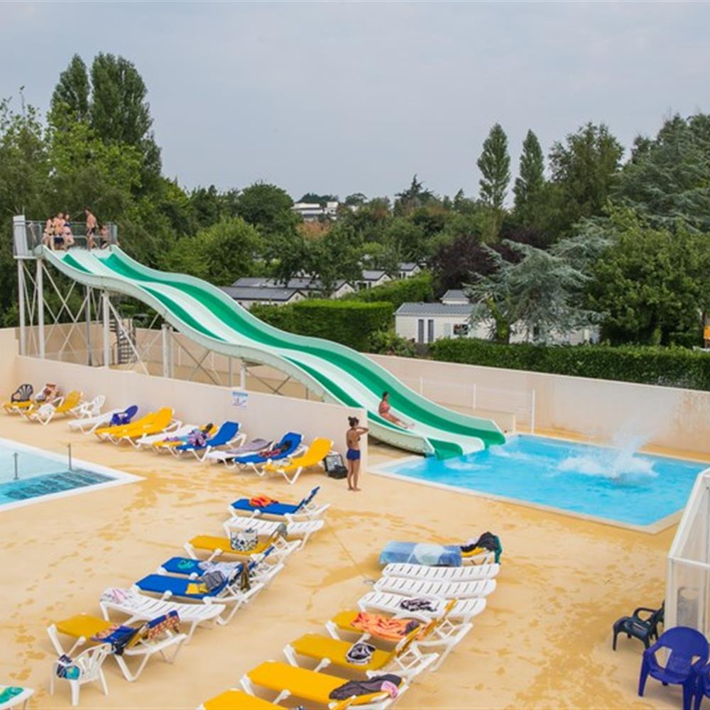 parc aquatique du camping de la plage à Bénodet