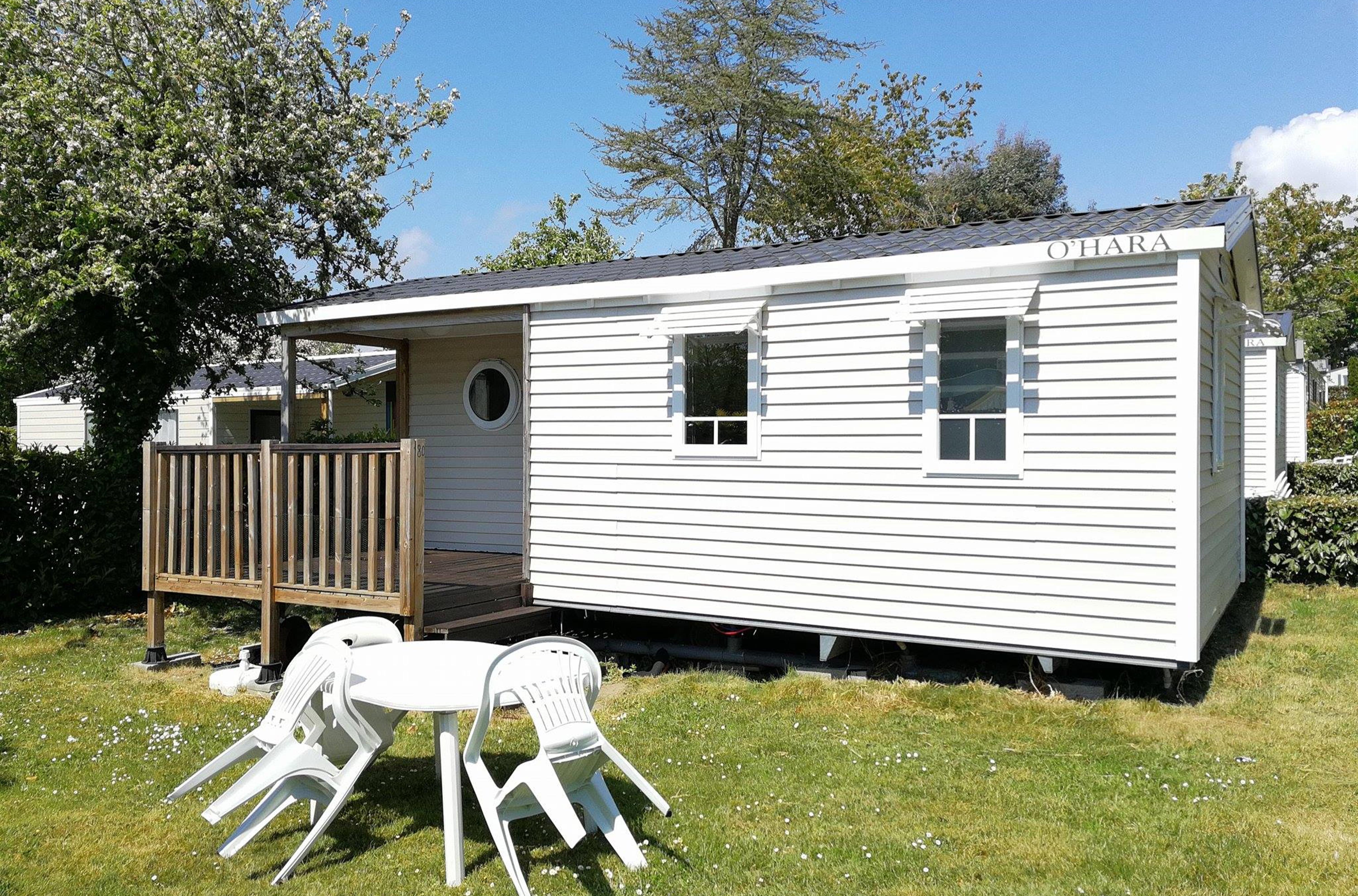 Mobil-home 24 m2- 2 chambres/4 pers + terrasse