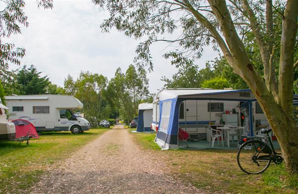 Emplacement de camping au Camping de la Plage à Bénodet