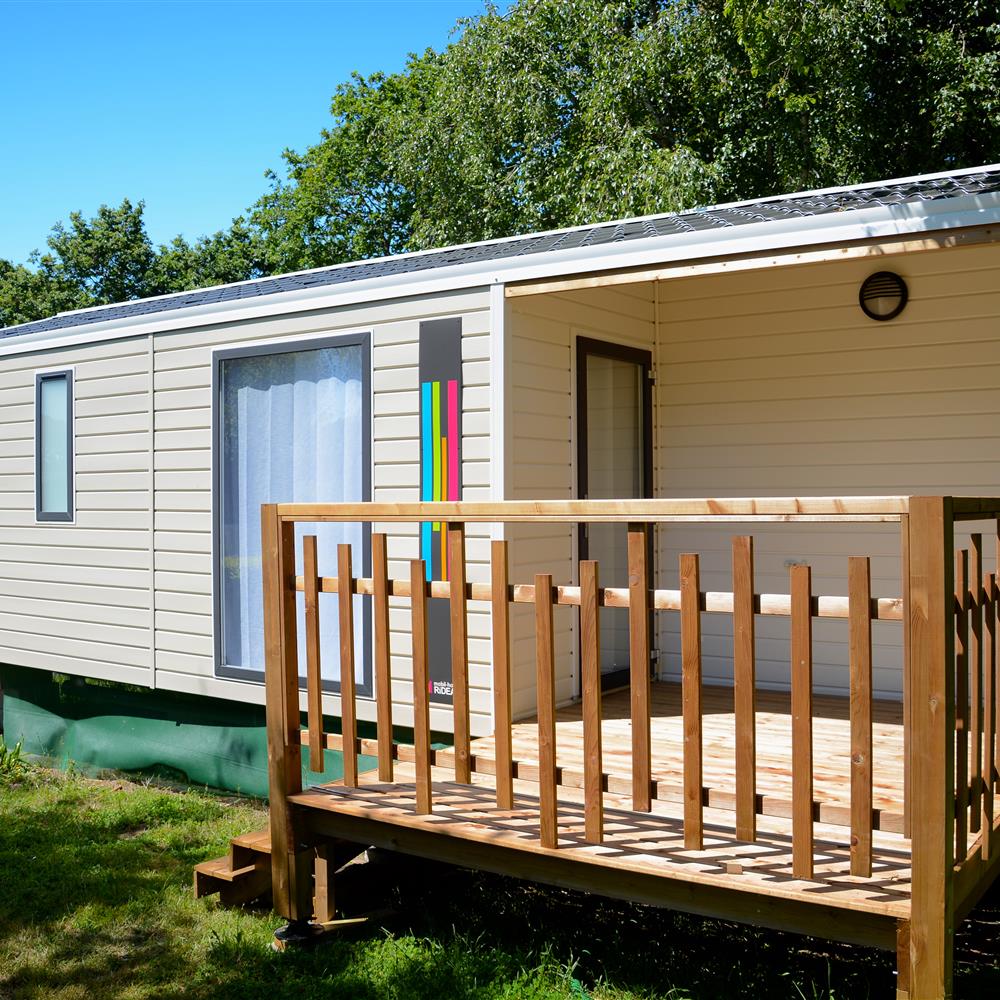 Mobil-home 3 chambres/6 pers avec terrasse 