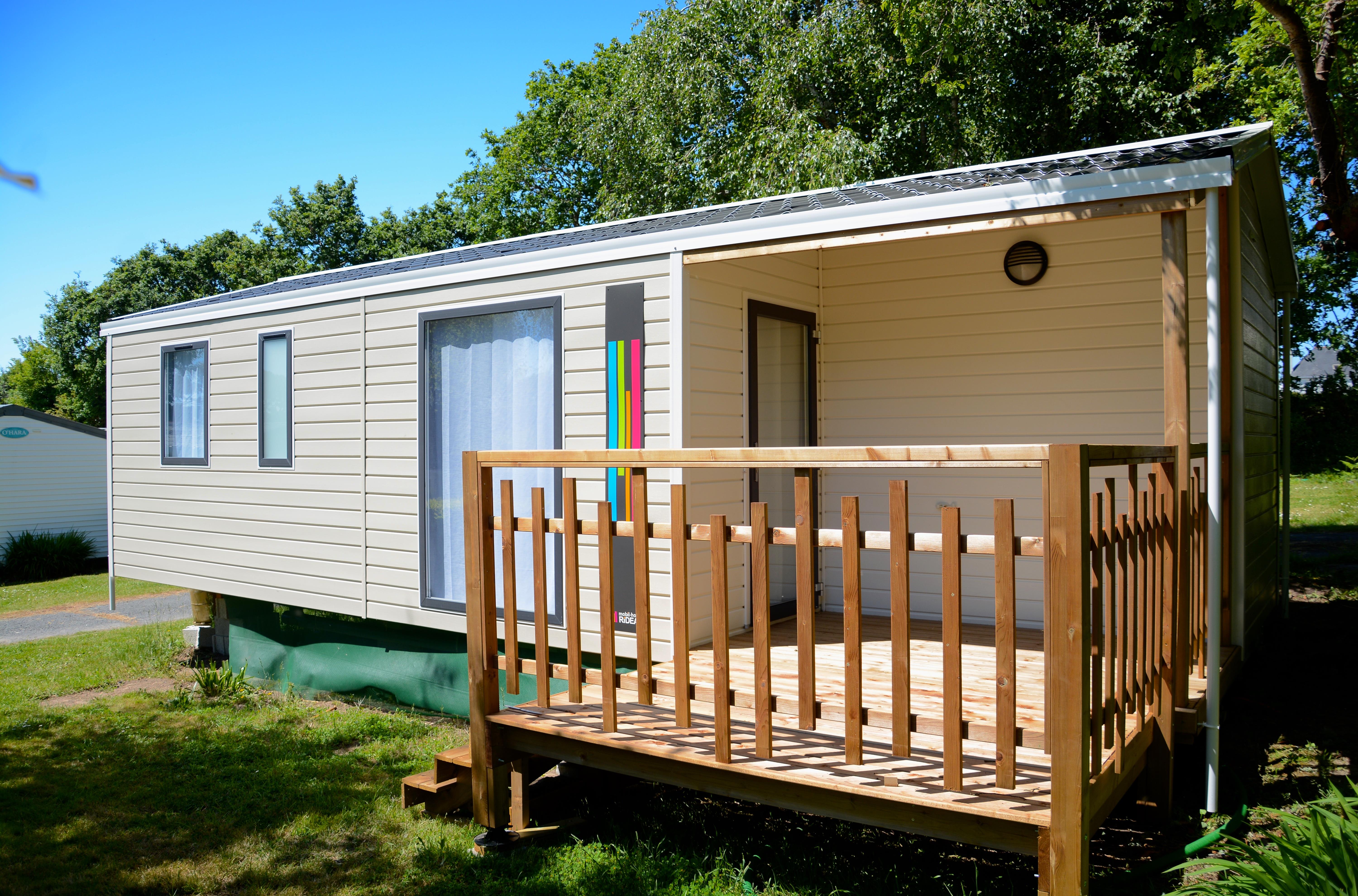 Mobil-home 3 chambres/6 pers avec terrasse 