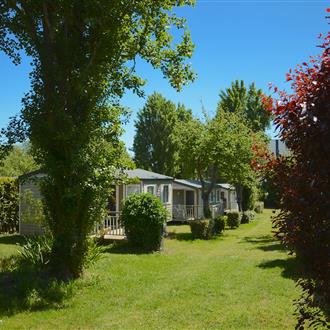 mobil-home 27 m2- 2 chambres/4 pers + terrasse