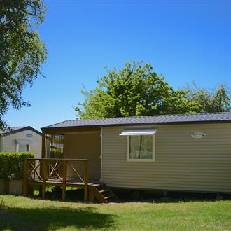 mobil-home-27 m2- 2 chambres/4 pers+ terrasse