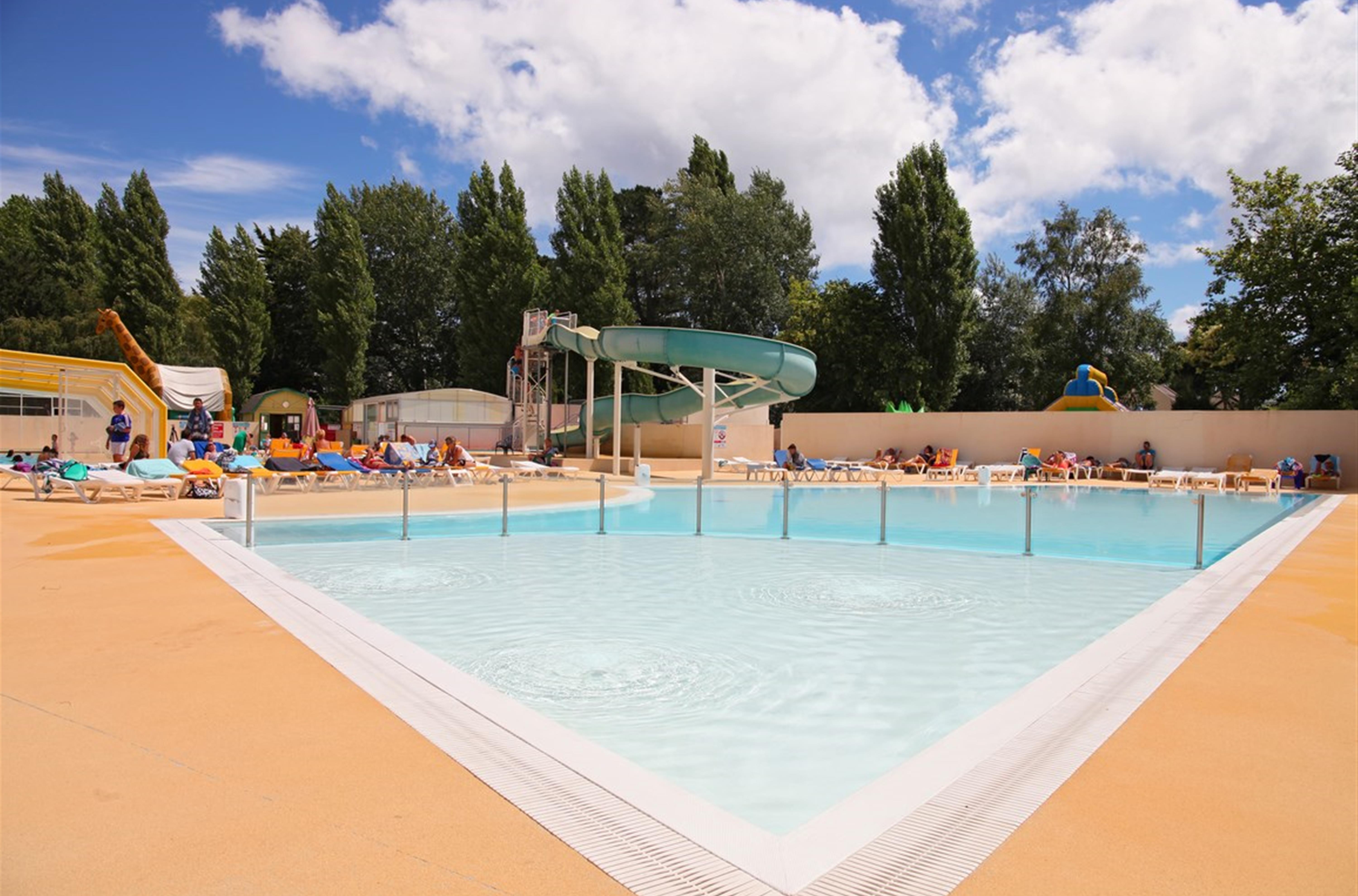 parc aquatique du camping de la plage à Bénodet
