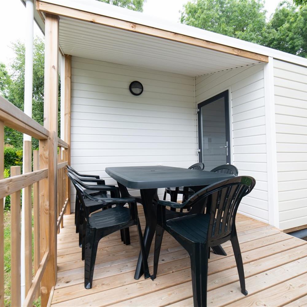 Mobil-home 24 m2- 2 chambres/4 pers + terrasse