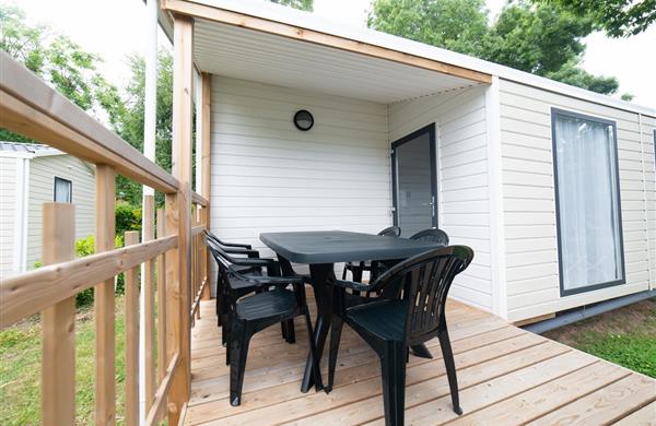 Mobil-home 24 m2- 2 chambres/4 pers + terrasse