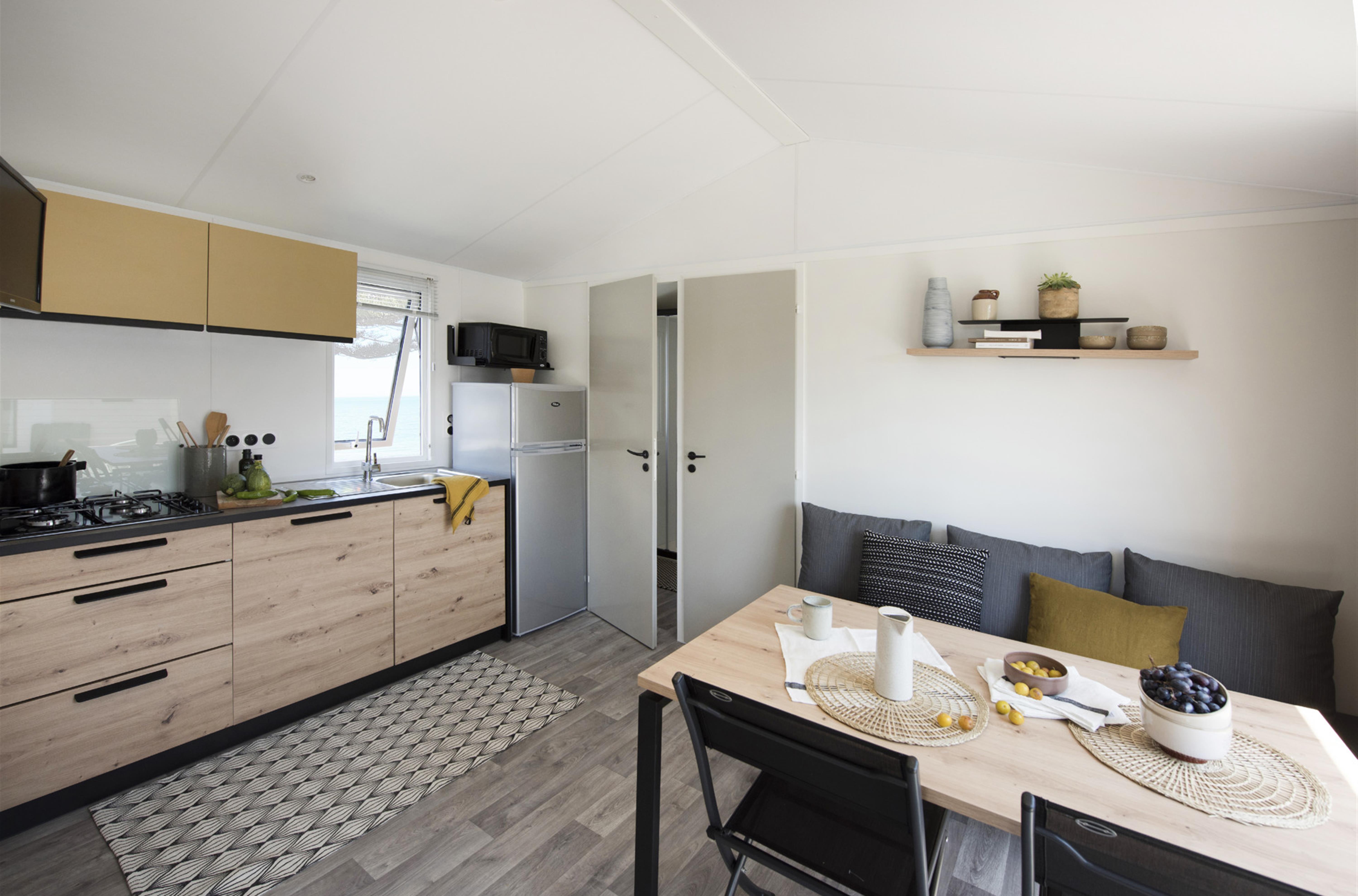 Cuisine chalet Club Camping de la plage 29950 Bénodet
