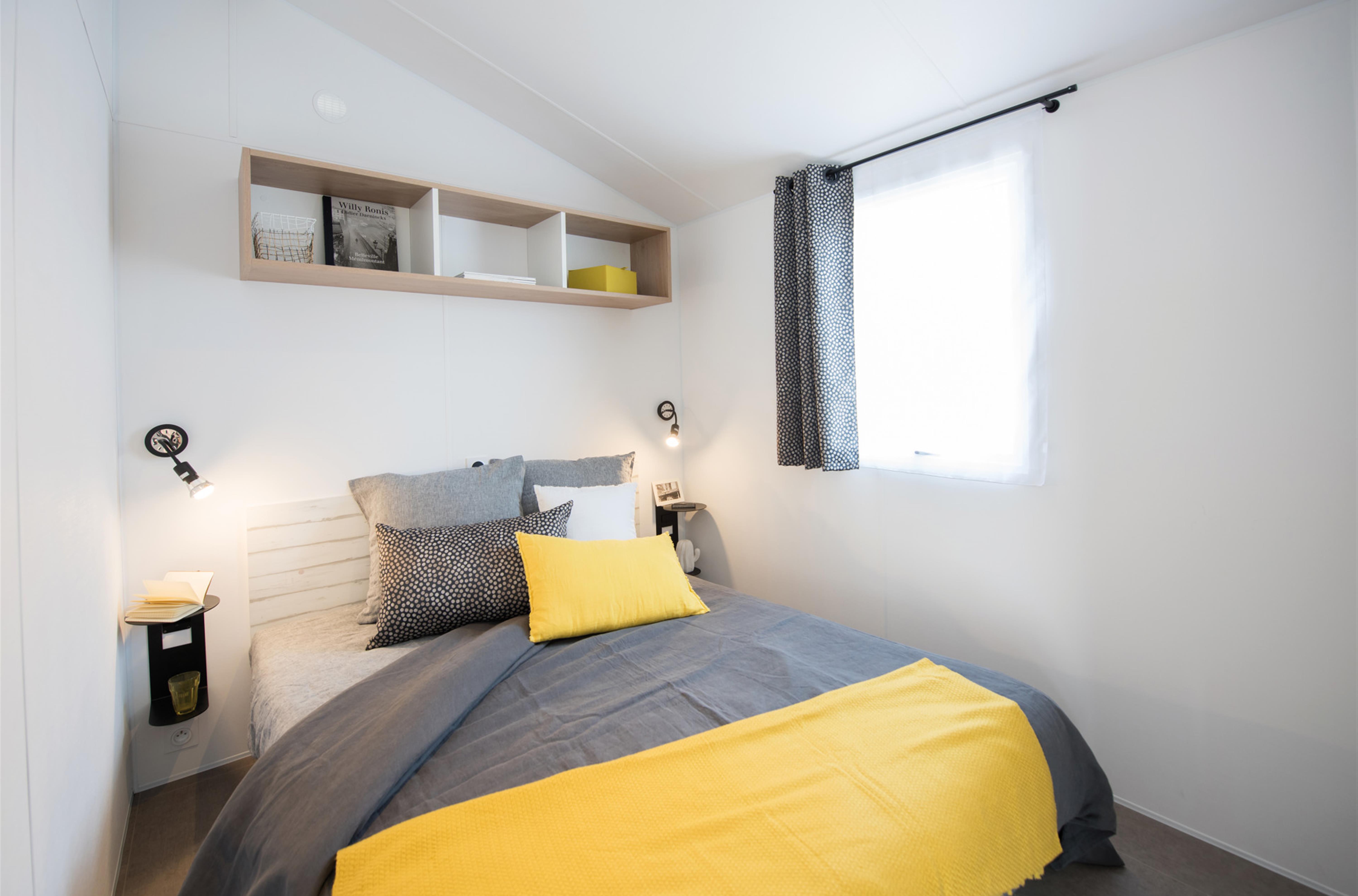 Chambre n°1 avec 1 lit pour 2 personnes Camping de la plage 29950 Bénodet
