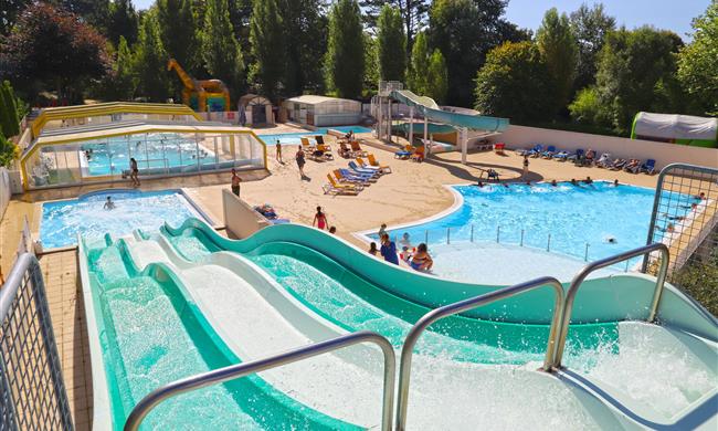 Parc aquatique du Camping de la plage à Bénodet